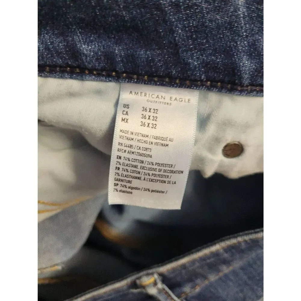 American Eagle AirFlex+ Athletic Fit Jeans, Mens 36x32
